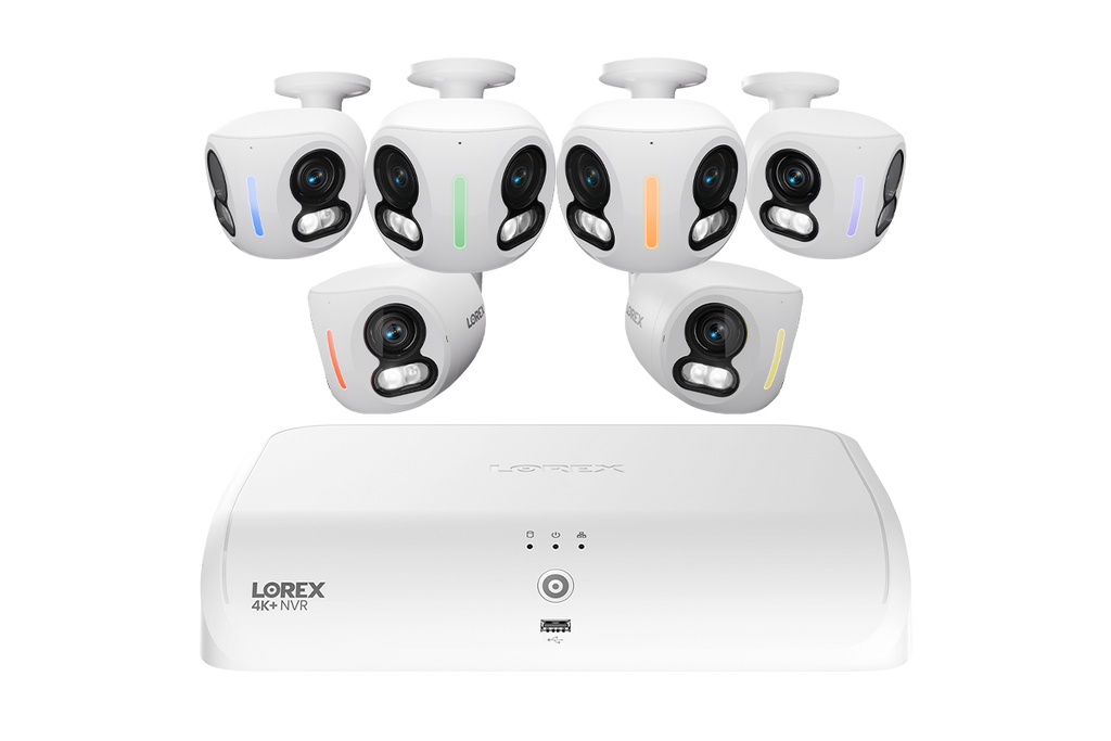 Lorex Classic Fusion Series 4K+ 16 Channel 2TB Wired NVR System with 4K IP Dual Lens Cameras