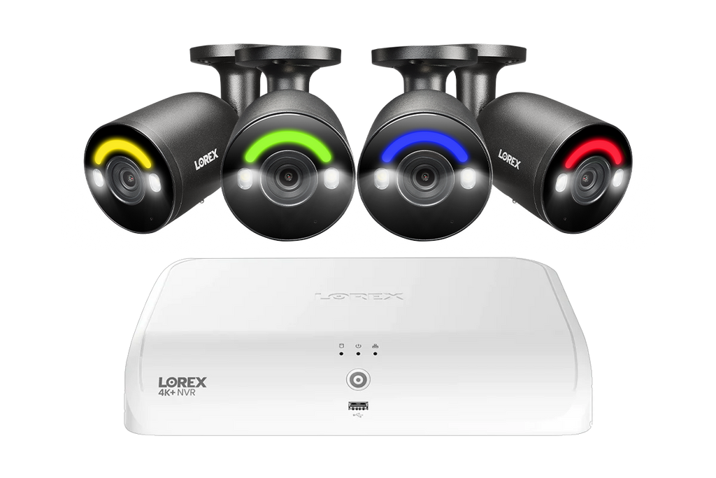 Lorex Fusion Series 4K 16 Channel (8 Wired + 8 Fusion Wi-Fi) 2TB Wired System with H12 Wired 4K IP Bullet Cameras