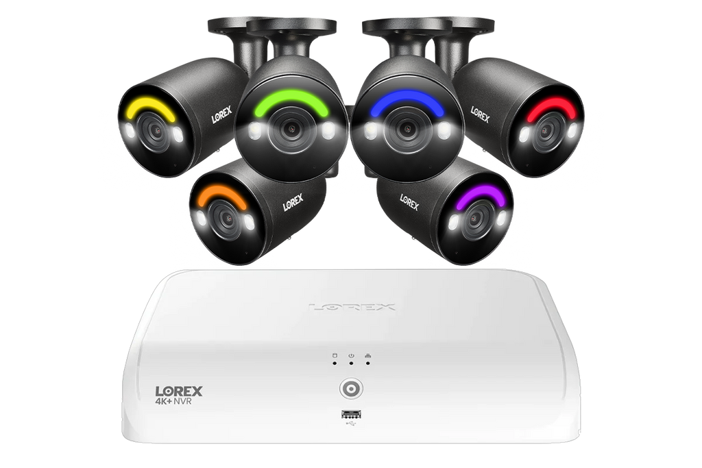 Lorex Fusion Series 4K 16 Channel (8 Wired + 8 Fusion Wi-Fi) 2TB Wired System with H12 Wired 4K IP Bullet Cameras