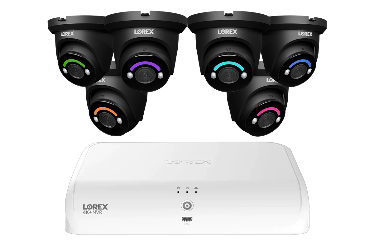 Lorex Fusion Series 4K 16 Channel (8 Wired + 8 Fusion Wi-Fi) 2TB Wired System with H12 Wired 4K IP Turret Cameras