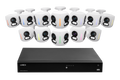 Lorex Classic Fusion Series 4K 16 Channel 4TB Wired NVR System with 4K IP Dual Lens Cameras