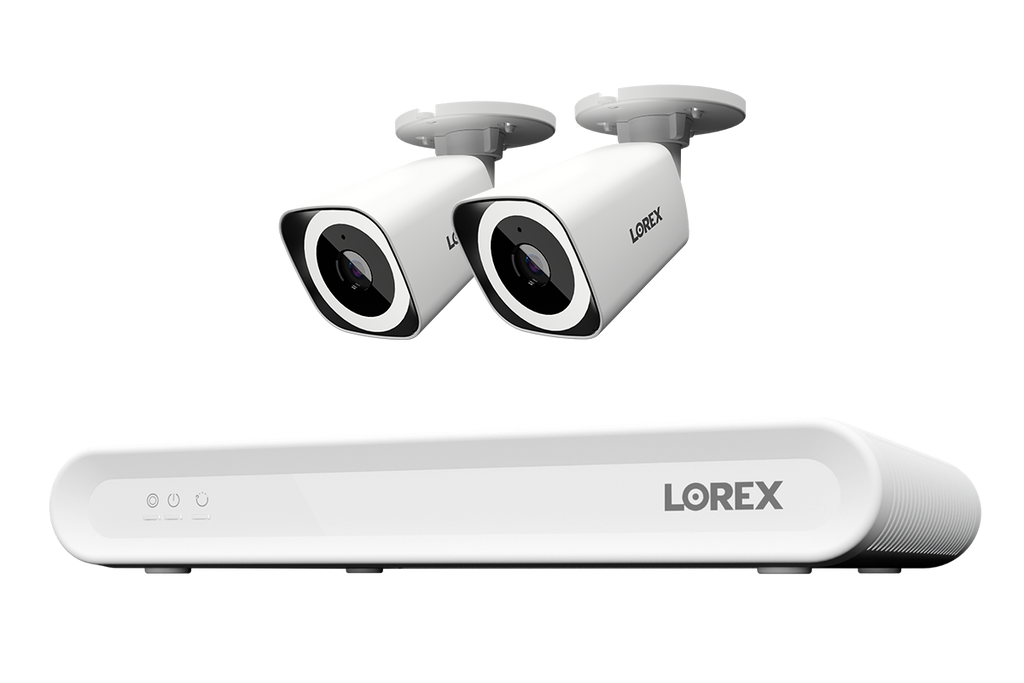 Lorex Connect V Series 4K 8-Channel Wired NVR System with V3 4K PoE Bullet Cameras - 1TB
