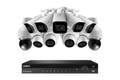 Lorex 4K 4TB Wired NVR System with Five Nocturnal 3 Bullet Cameras, Four Nocturnal 3 Turret Cameras and Two 4K Pan-Tilt-Zoom Cameras