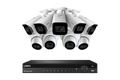 Lorex 4K 4TB Wired NVR System with Five Nocturnal 3 Bullet Cameras and Four Nocturnal 3 Turret Cameras