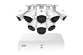 Lorex 4K Fusion 2TB Wired NVR System with Six 4K Bullet Security Cameras and Two 4K Turret Security Cameras