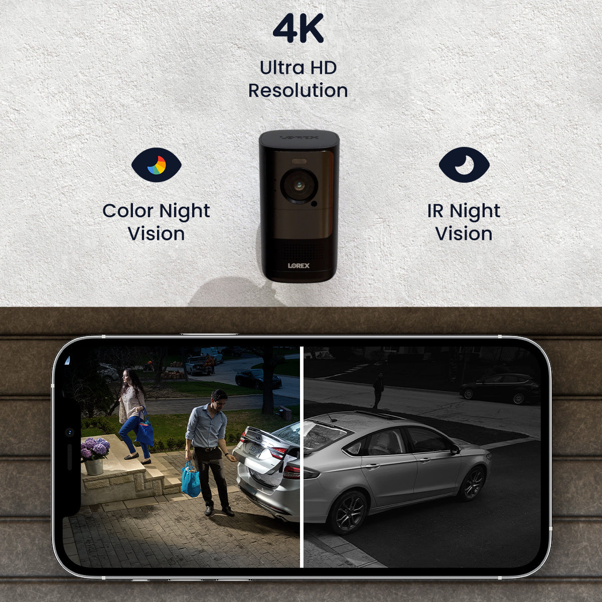Lorex 4K Spotlight Battery Wi-Fi Security Camera - Open Box