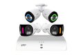 Lorex Fusion NVR with 2 4K Dual Lens and 2 4K+ Bullet IP Security Cameras - 4K+ 16-Channel 2TB Wired System