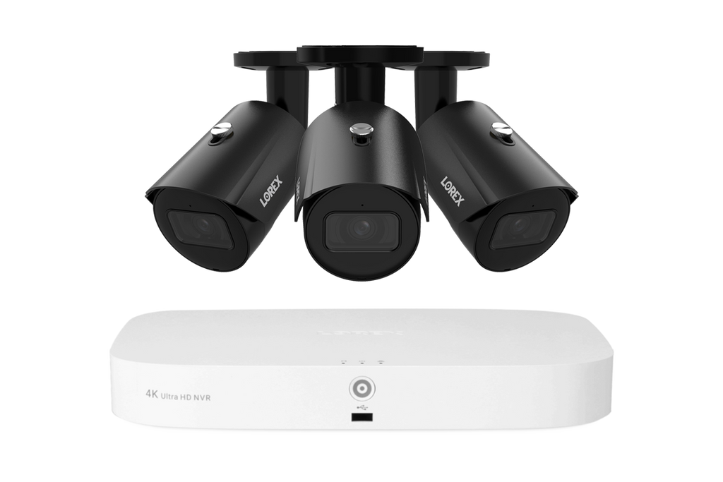 Lorex Fusion Series NVR with Three IP Bullet Cameras - 4K 16-Channel 2TB Wired System - Amazon