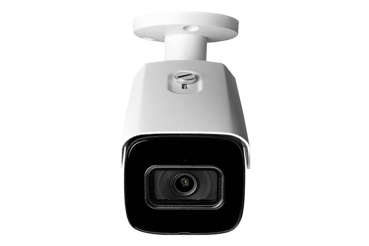 Lorex 4K (32 Camera Capable) 6TB Wired NVR System with Nocturnal 3 Smart IP Bullet Cameras Featuring Listen-In Audio and 30FPS Recording