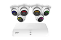 Lorex Fusion Series 4K 16 Channel (8 Wired + 8 Fusion Wi-Fi) 2TB Wired System with H12 Wired 4K IP Turret Cameras