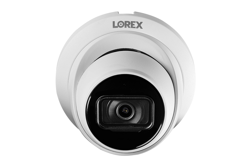 Lorex 4K (32 Camera Capable) 6TB Wired NVR System with Nocturnal 3 Smart IP Turret Cameras Featuring Listen-In Audio and 30FPS Recording
