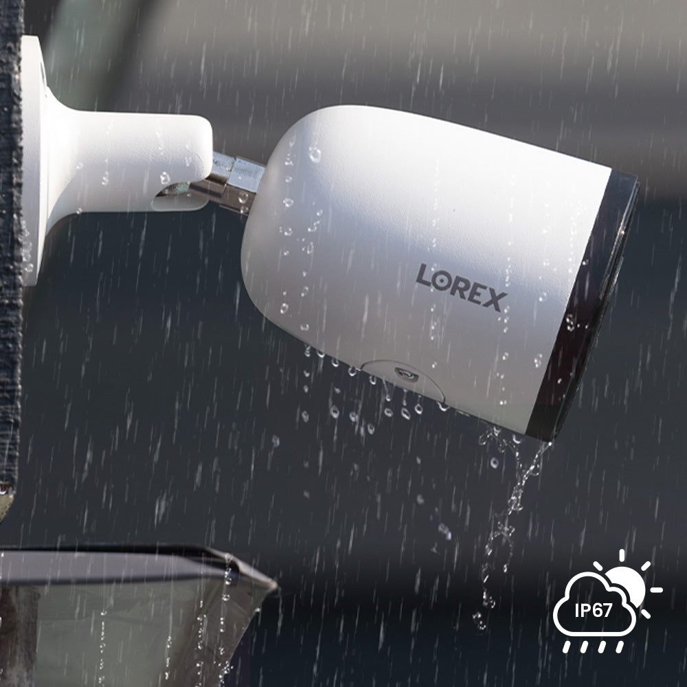 Lorex Fusion NVR with 2 4K Dual Lens and 2 4K+ Bullet IP Security Cameras - 4K+ 16-Channel 2TB Wired System