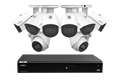 Lorex 4K Fusion 4TB Wired NVR System with Six 4K IP Bullet Cameras and Two 4K IP Dome Cameras
