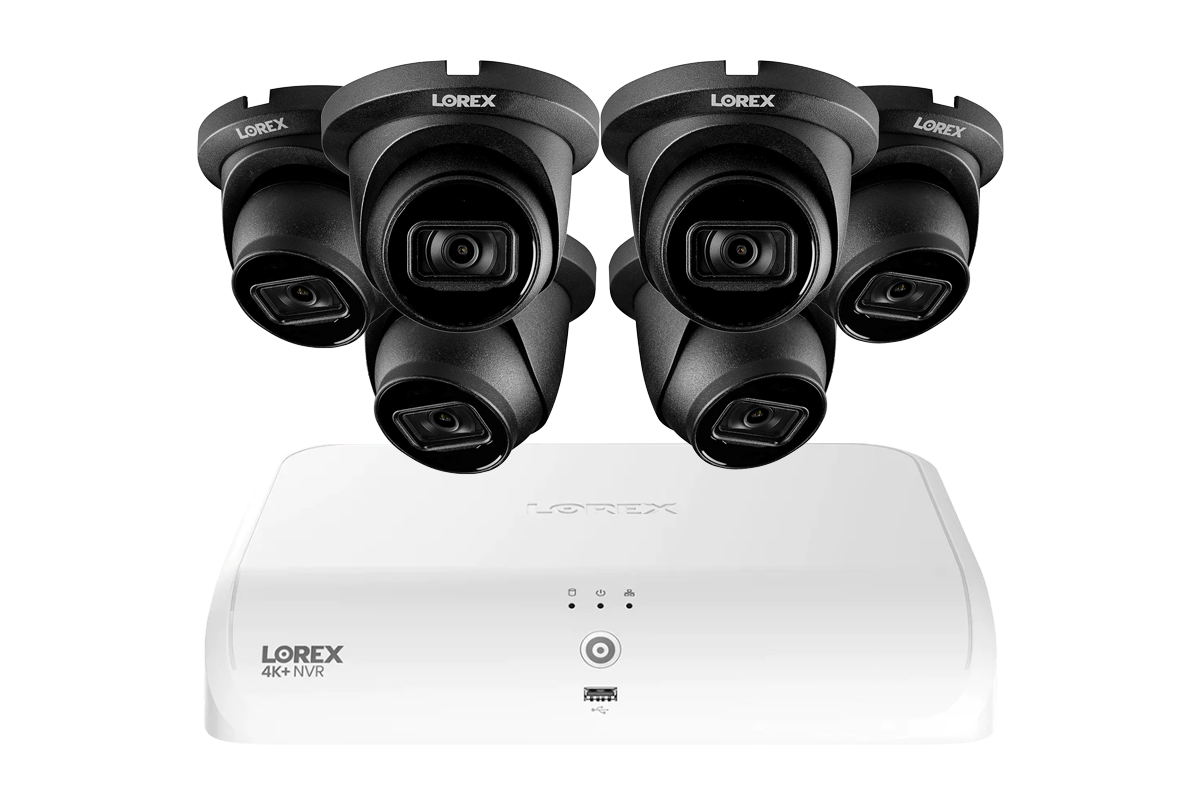 Lorex Fusion Series 4K+ 16 Channel (8 Wired + 8 Fusion Wi-Fi) 2TB Wired System with A14 Wired 4K IP Turret Cameras