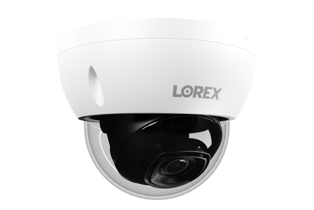 Lorex A4 4MP IP Wired Dome Security Camera with IK10 Vandal Proof Rating, Listen-In Audio and Smart Motion Detection