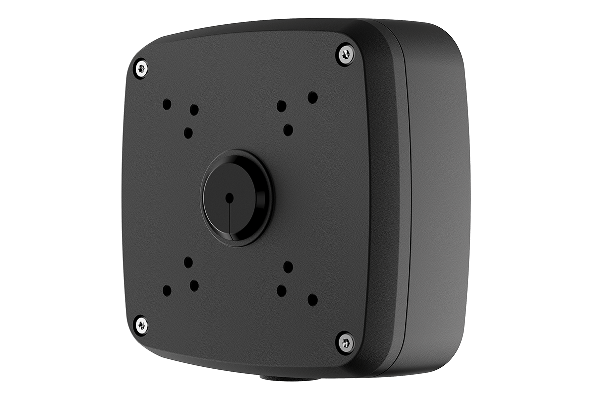 Outdoor Square Junction Box for 4 Screw Base Cameras (Metal)
