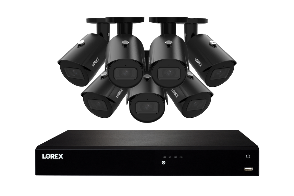 Lorex Fusion Series NVR with Seven IP Bullet Cameras - 4K 16-Channel 4TB Wired System - Amazon