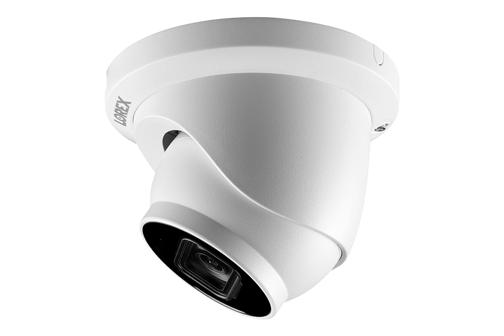 Lorex 4K (32 Camera Capable) 6TB Wired NVR System with Nocturnal 3 Smart IP Turret Cameras Featuring Listen-In Audio and 30FPS Recording