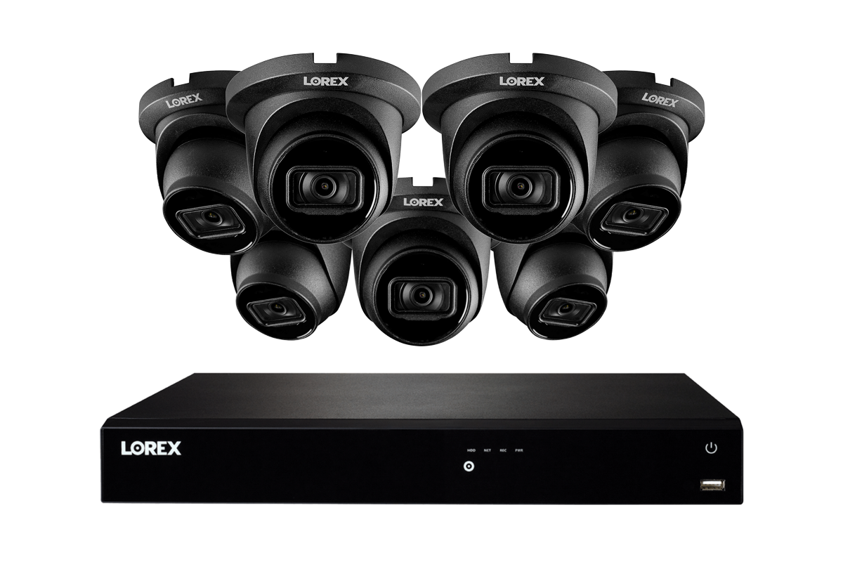 Lorex Fusion Series NVR with Seven IP Dome Cameras - 4K 16-Channel 4TB Wired System - Amazon