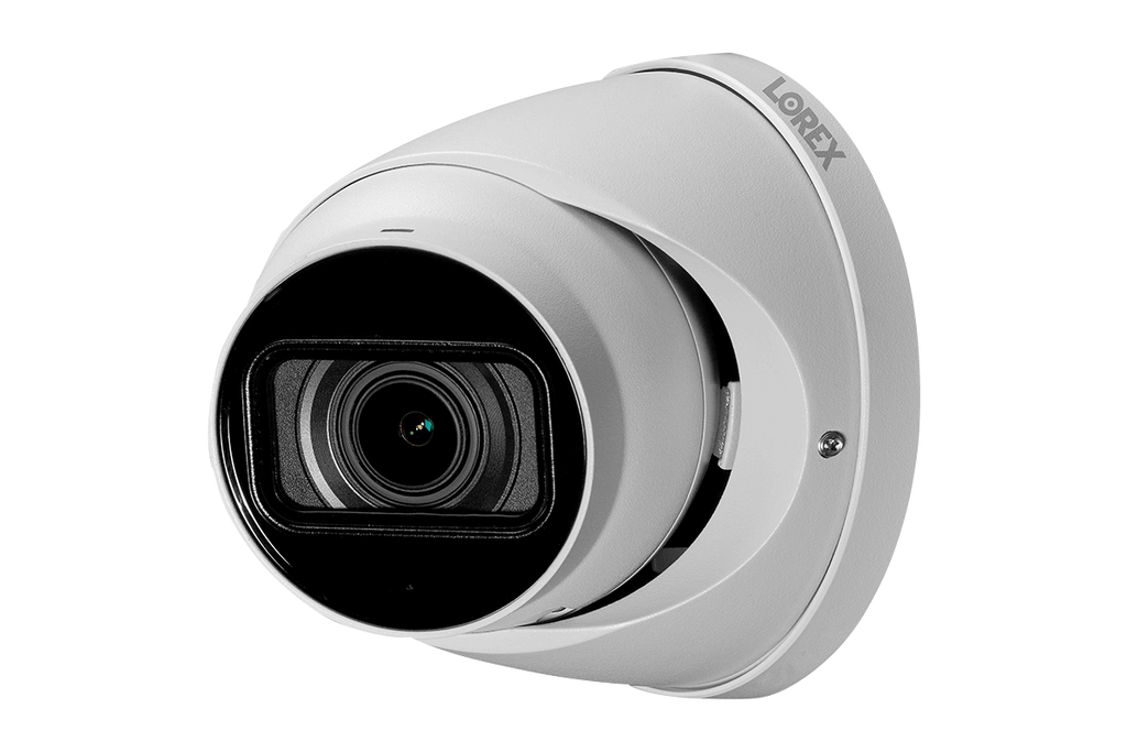 Lorex 4K (32 Camera Capable) 6TB Wired NVR System with Nocturnal 3 Smart IP Turret Cameras Featuring Motorized Varifocal Lens and 30FPS Recording