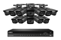 Lorex 4K (16 Camera Capable) 6TB Wired NVR System with Nocturnal 3 Smart IP Bullet Cameras with Motorized Varifocal Lens