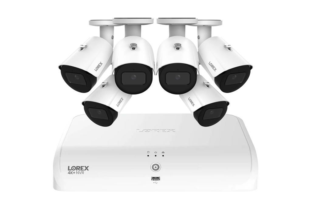 Lorex Fusion Series 4K+ 16 Channel (8 Wired + 8 Fusion Wi-Fi) 2TB Wired System with A14 Wired 4K IP Bullet Cameras