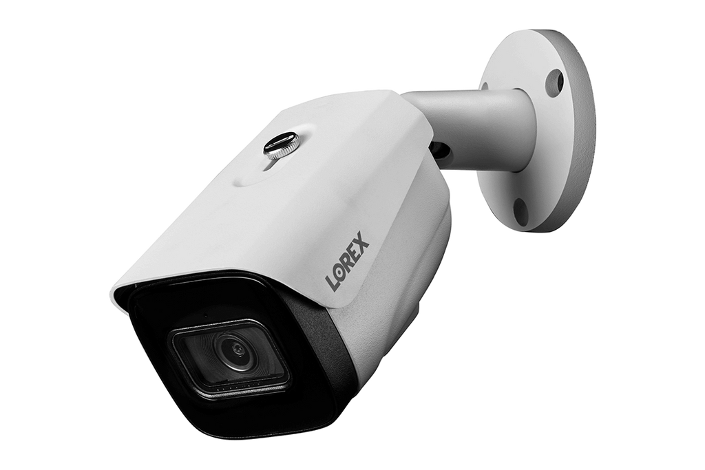 Lorex 4K (32 Camera Capable) 6TB Wired NVR System with Nocturnal 3 Smart IP Bullet Cameras Featuring Listen-In Audio and 30FPS Recording