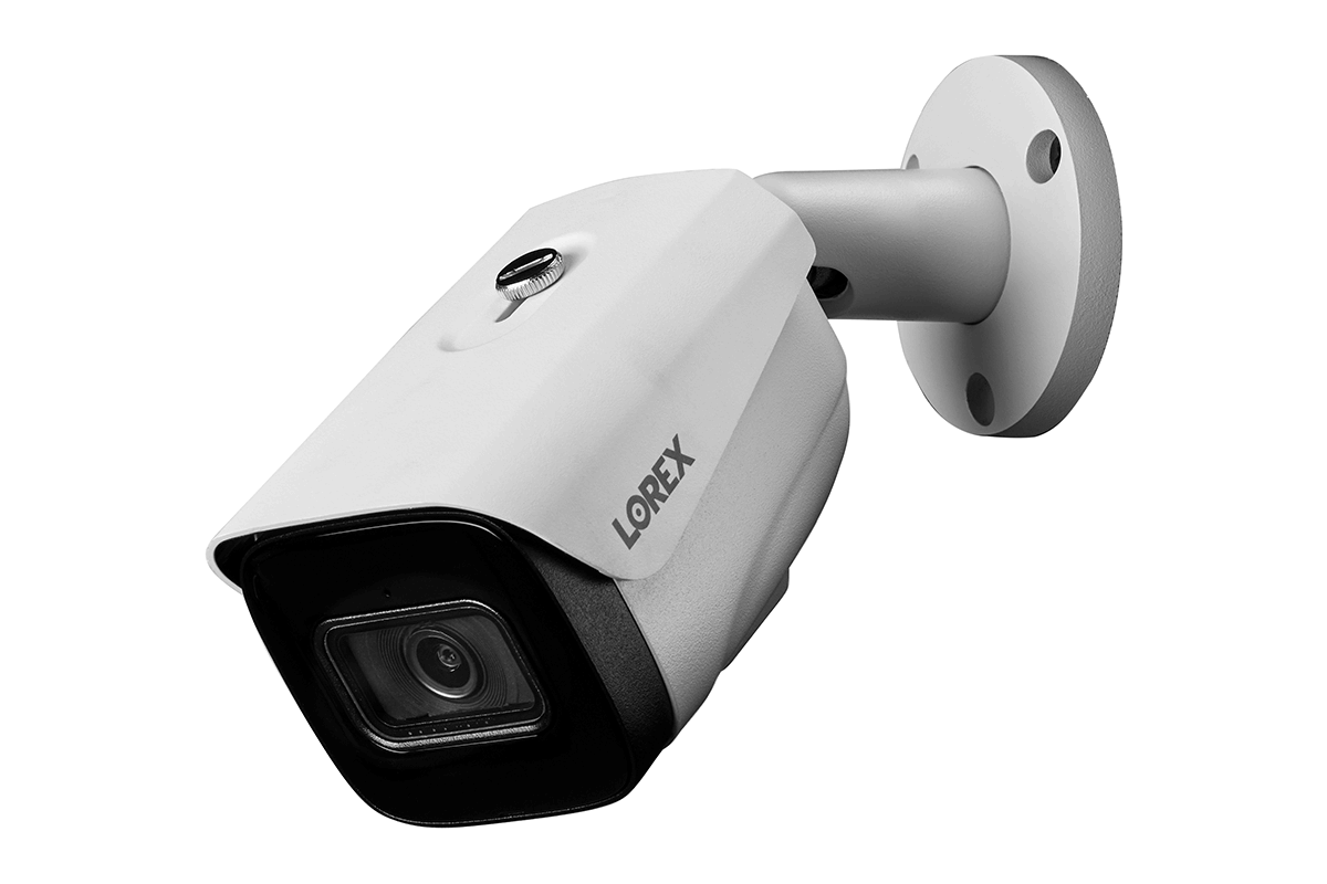 Lorex 4K (32 Camera Capable) 6TB Wired NVR System with Nocturnal 3 Smart IP Bullet Cameras Featuring Listen-In Audio and 30FPS Recording