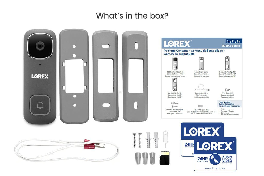 Lorex 1080p Wired Video Doorbell with Wi-Fi Chimebox (Amazon)