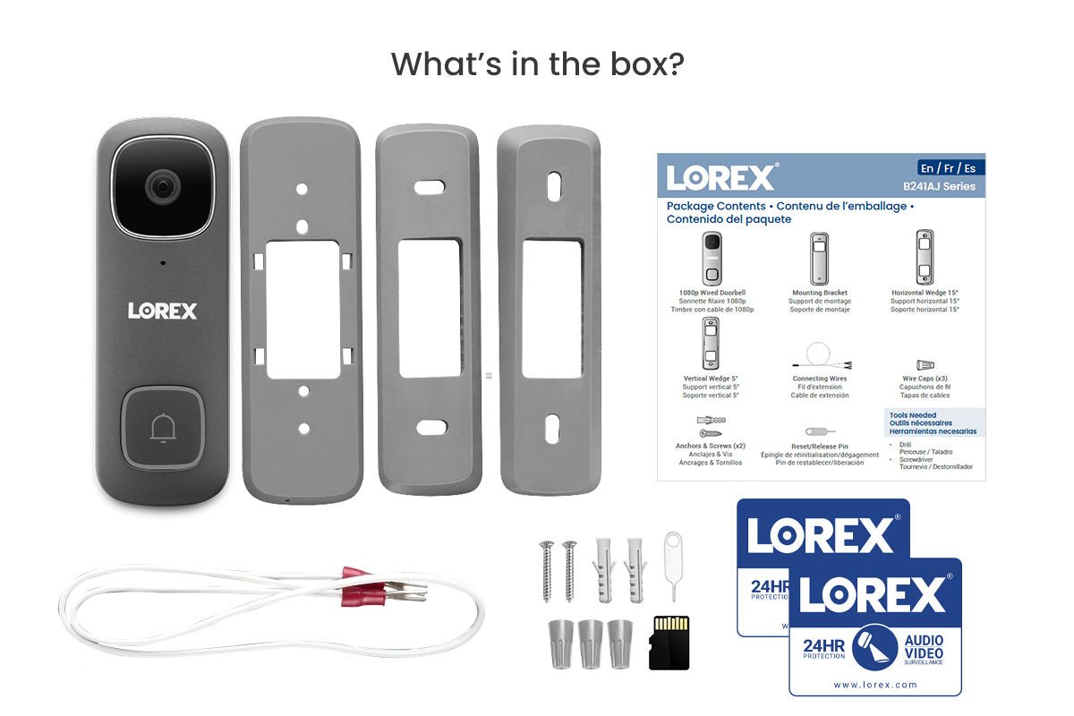 Lorex 1080p Wired Video Doorbell with Wi-Fi Chimebox (Amazon)