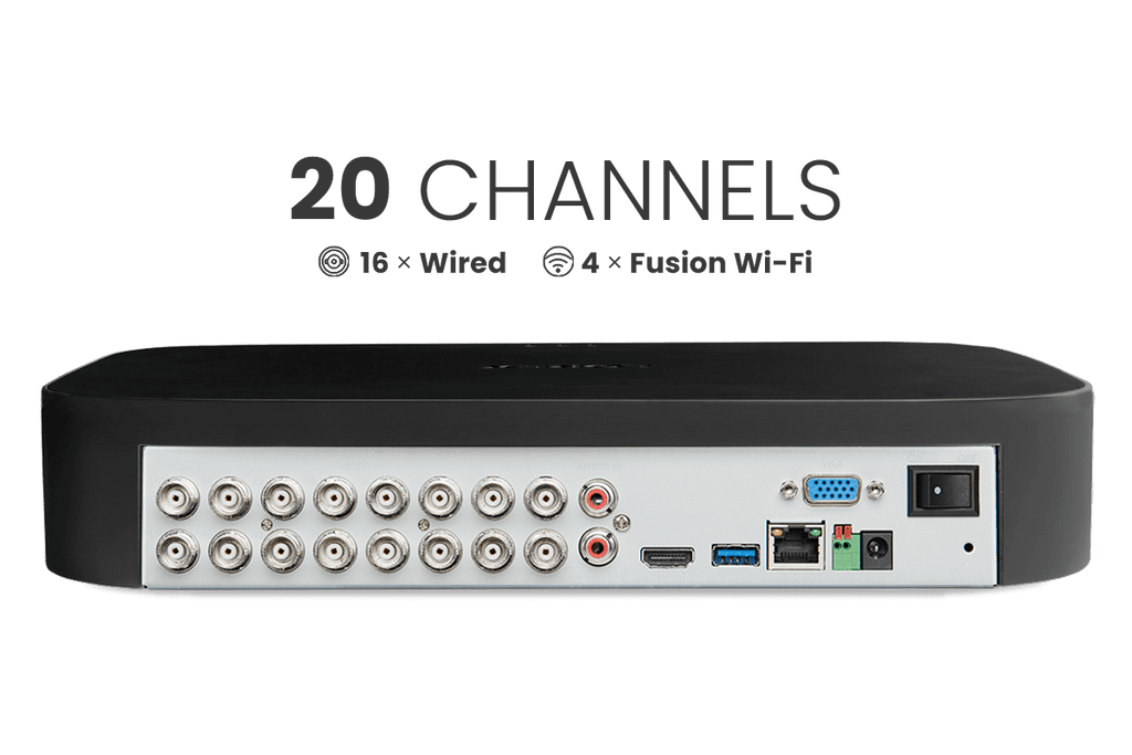 Lorex 4K 20 Camera Capable (16 Wired and 4 Wi-Fi) 2TB Wired DVR System with Seven Smart Deterrence CVI Wired Bullet Cameras - Amazon