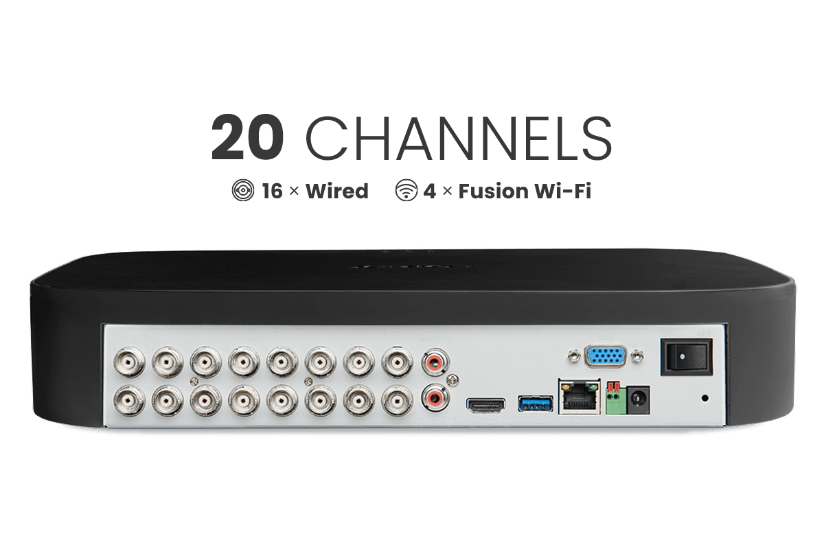 Lorex 4K 20 Camera Capable (16 Wired and 4 Wi-Fi) 2TB Wired DVR System with Seven Smart Deterrence CVI Wired Bullet Cameras - Amazon