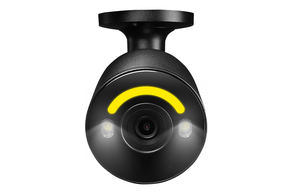 Lorex 4K IP Wired Bullet Security Camera with Smart Security Lighting and Smart Motion Detection