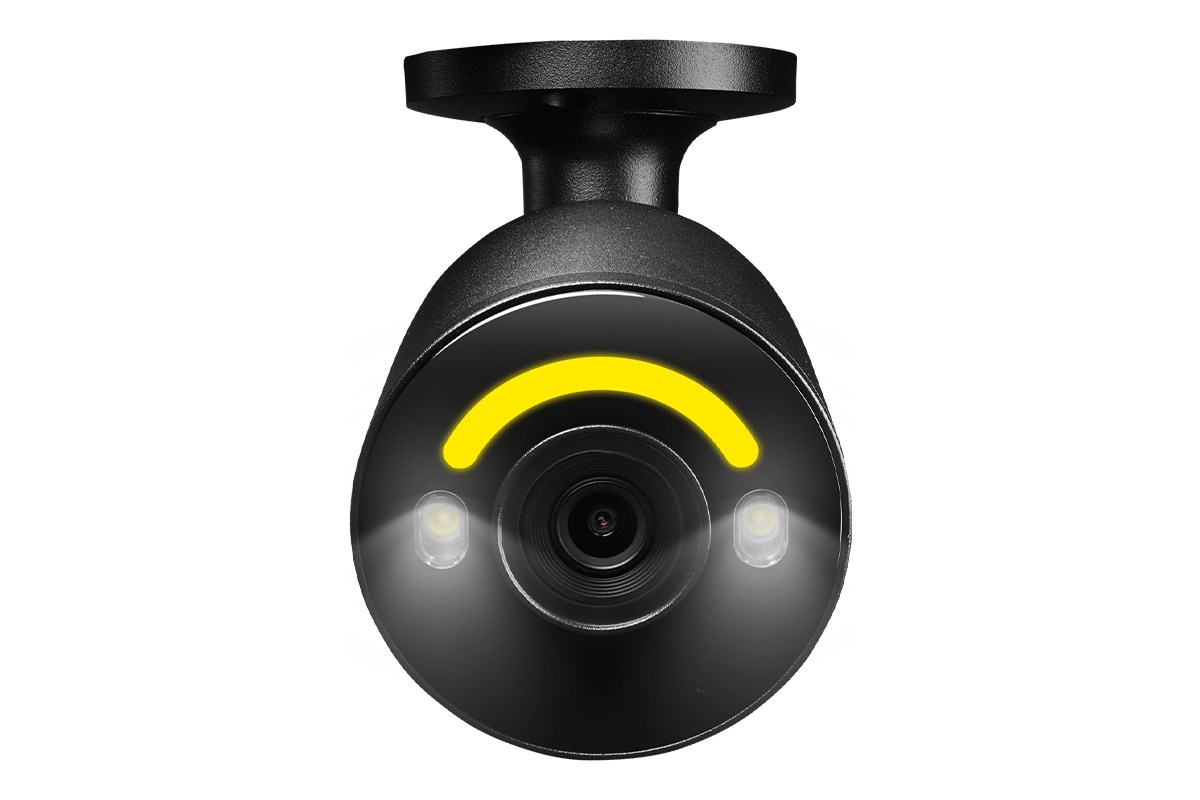 Lorex 4K IP Wired Bullet Security Camera with Smart Security Lighting and Smart Motion Detection
