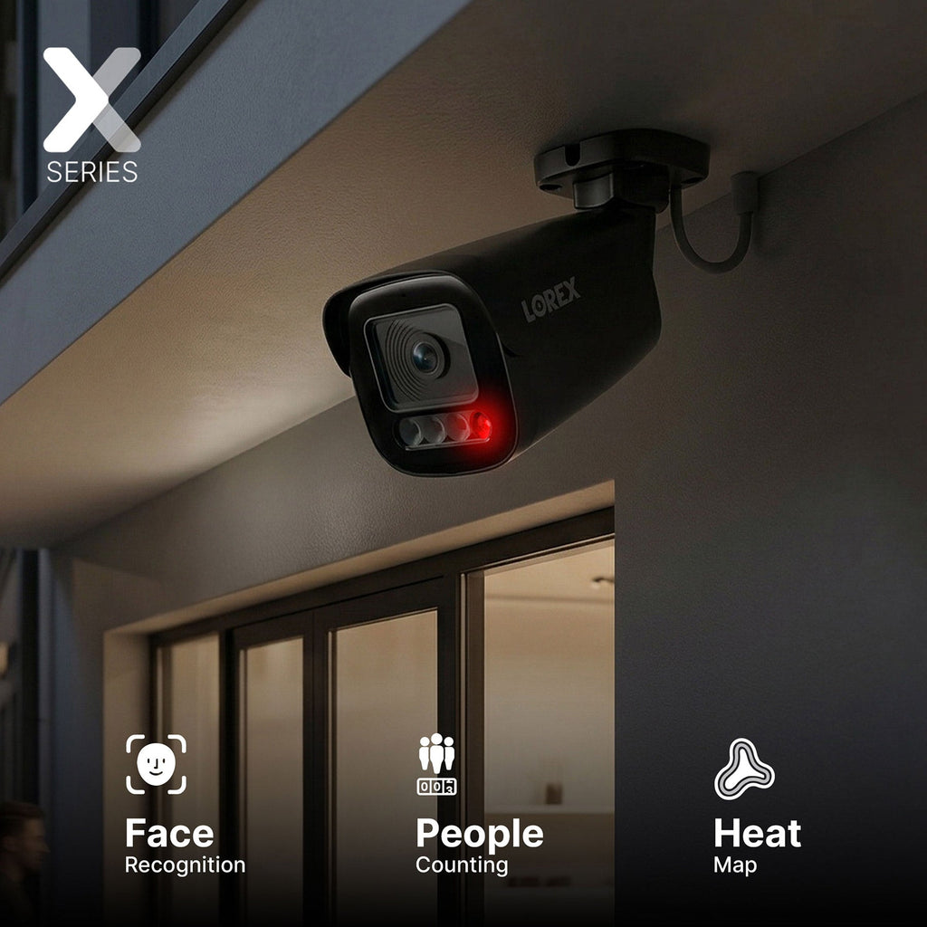 Lorex Connect X Series 4K 16-Channel Wired NVR System with X5 Bullet Security Cameras - 4TB
